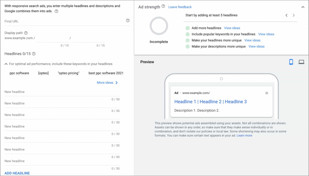 Google Ad Copy Template | Boost Your Ad Performance