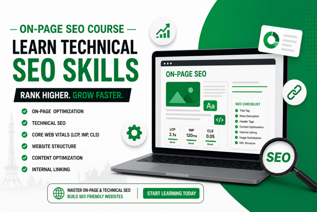 Learn Advance SEO 2026 Course online today
